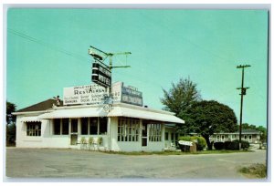 c1950's Uncle Remus Motel & Restaurant Commerce Georgia GA Postcard