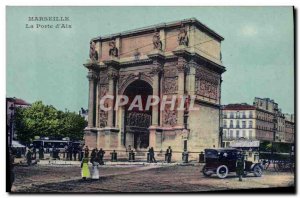 Old Postcard Marseille Porte d & # 39Aix