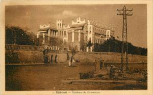 c1910 Postcard Governors Palace Djibouti Architecture Building Africa unposted