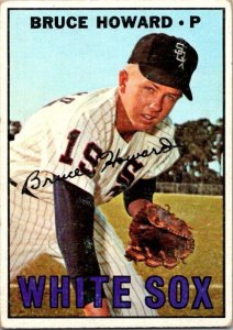 1967 Topps Baseball Card Bruce Howard Chicago White Sox sk2127