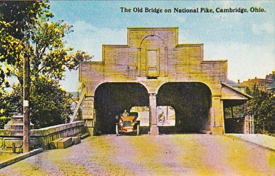 Ohio Cambridge Old Bridge On National Pike