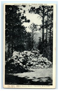 Helen Hunt's Grave Cheyenne Mountain Colorado Springs CO Postcard (BM7)