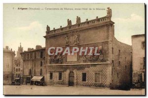 Postcard Old Vaucluse Avignon Conservatory of Music former Hotel de la Monnaie