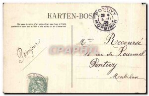 Old Postcard Huelgoat I fall pond