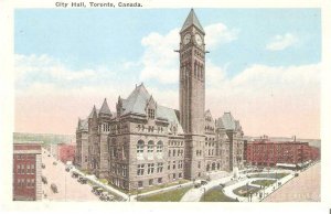 CE0078 canada ontario toronto city hall wach tower old cars