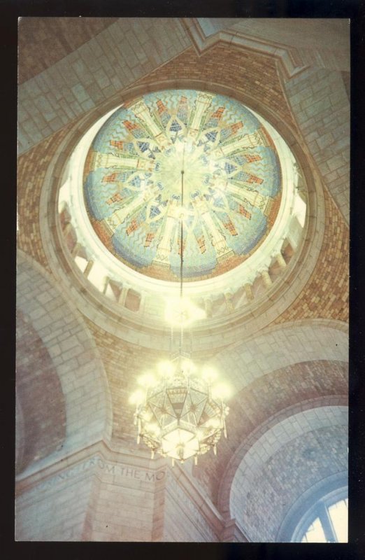 Lincoln, Nebraska/NE Postcard, Chandelier In State Capitol