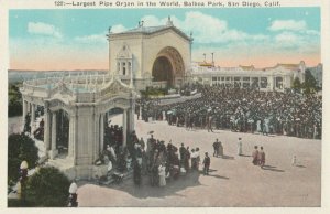 SAN DIEGO , California , 1910s ; Balboa Park Pipe Organ