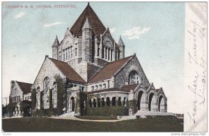 Christ's M. E. Church, PITTSBURG, Pennsylvania, PU-1907