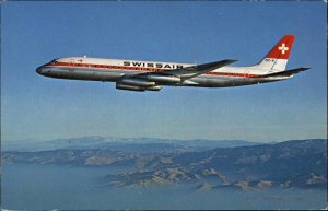 Swissair HB 9 KC Jetliner Pioneer Aviation Airplane Vintage Postcard