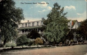 Orlando Florida FL Tremont Hotel c1910 Vintage Postcard