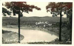 Missouri Cedar Point Lake Taneycomo F-40 RPPC Photo 1940s Postcard 22-5206