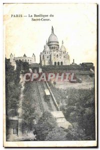 Postcard Old Paris La Basilique du Sacre Coeur