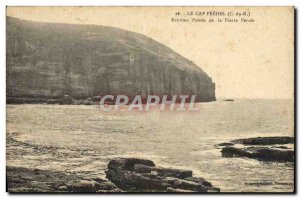 Old Postcard Cape Frehel Extreme tip of the stone breakthrough