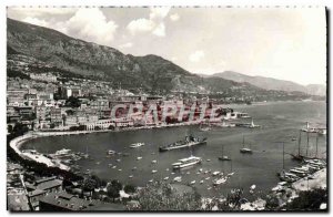 Old Postcard Manaco Monte Carlo View of the Port & # 39ensemble