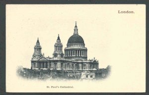 Ca 1903 PPC* UDB St Pauls Cathedral London Great Britian Mint