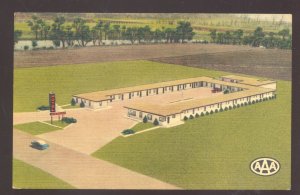 WEST MEMPHIS ARKANSAS MOTEL VINTAGE LINEN ADVERTISING POSTCARD