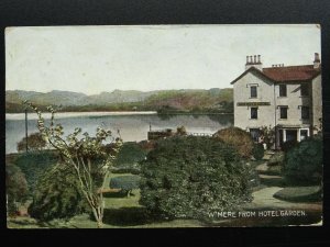 Cumbria WINDERMERE from Hotel Garden c1905 Postcard by S. Hildesheimer & Co.