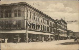 Jacksonville FL East Bay St. c1910 Postcard