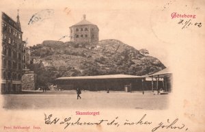 Vintage Postcard 1902 Skanstorget Gothenburg City Centre Sweden Attraction