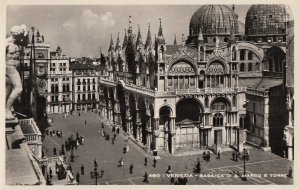 Italy Venice San Marco square photo postcard