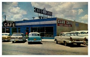 New Mexico Santa Rosa , Club cafe ,  1950's cars