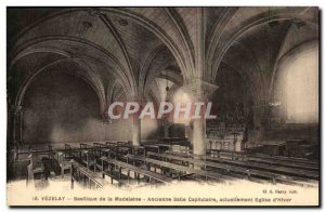 Vezelay Old Postcard Basilica of the madeleine old chapter house