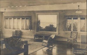 Mt. Dora FL Villa Dora Interior c1910 Real Photo Postcard