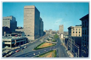 c1960 Looking North Showing Municipal St. Paul Place Baltimore Maryland Postcard