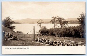 1907 ERA RPPC CAMDEN MAINE LAKE MEGUNTICOOK*ARTURA*UNUSED REAL PHOTO POSTCARD