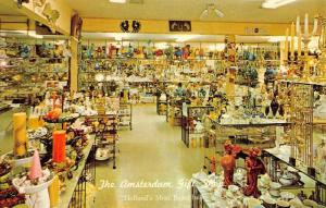 Holland Michigan Amsterdam Gift Curio Shop Interior Vintage Postcard K90644