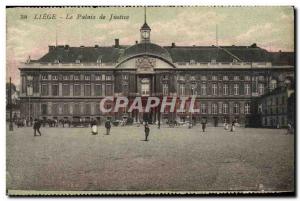 Old Postcard Liege The Courthouse