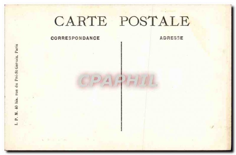 Old Postcard Facade Du Chateau De Courances