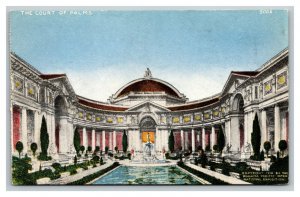 Vintage 1915 Postcard Court of Palms Panama Pacific International Exposition