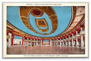 Vintage 1940's Postcard Trianon Ballroom Cottage Grove Avenue Chicago Illinois