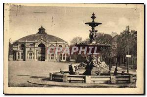 Old Postcard Troyes Aube La Fontaine Argence Cirque