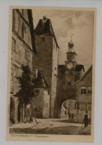 Germany - Rothenburg. Roder Arch Gate & Tower