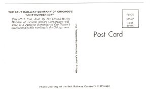 Train Engine, Belt Railway Company Chicago, Illinois