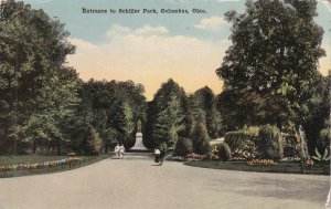 COLUMBUS, Ohio, PU-1918; Entrance To Schiller Park