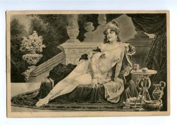 160998 NUDE Slave BELLY DANCER Harem BELLE vintage PC