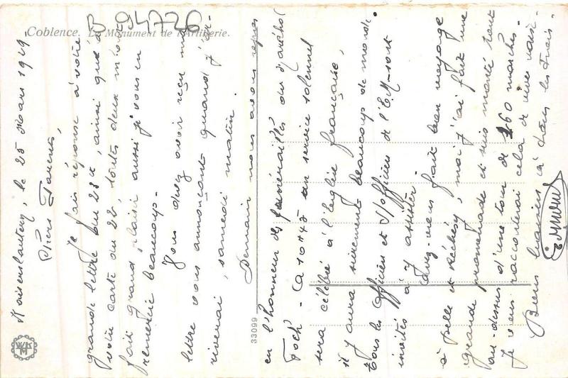 B94726 koblenz artillerie denkmal germany