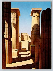 Columns and Uraeus  Egypt  Postcard