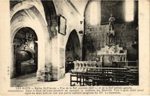 CPA LES BAUX-de-PROVENCE Eglise Saint-Vincent - Nef Centrale (1290982)