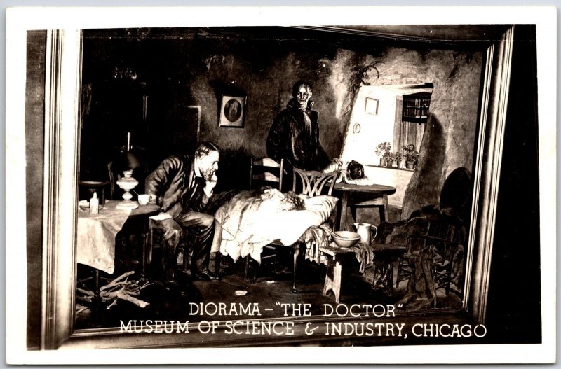 Diorama The Doctor Museum Of Science And Industry Chicago Illinois IL Postcard