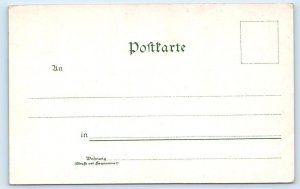 WIESBADEN Germany - Nerothal und Neroberg UDB Postcard