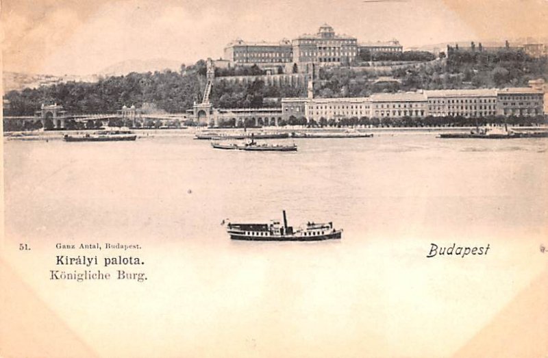 Kiralyi palota Budapest Republic of Hungary Unused 