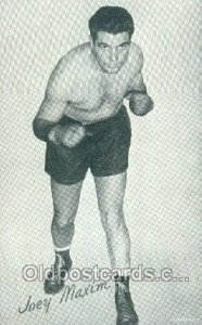 Joey Maxim Boxer, Boxing Unused 