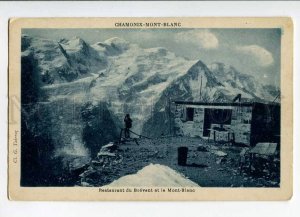 3028765 FRANCE CHAMONIX Restaurant Alpinists Mont-Blance Old PC