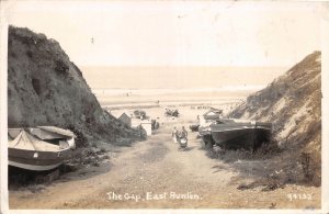 uk51368 the gap east runton  real photo uk