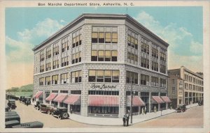 Postcard Bon Marche Department Store Asheville NC