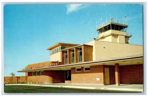Sacramento California CA Postcard Air Terminal Building Sacramento Airport c1960